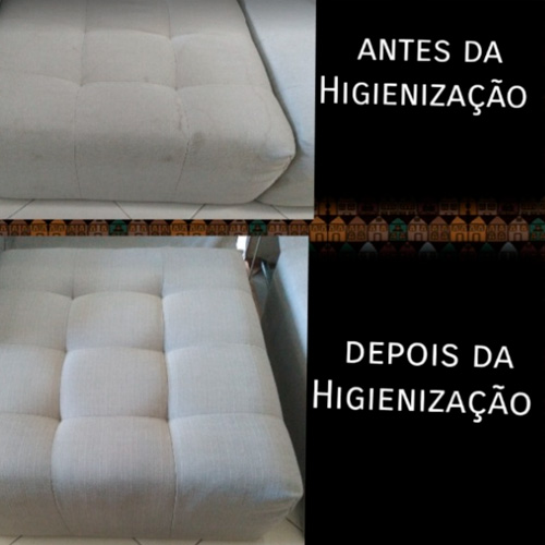 Limpeza profunda de poltrona, revitalizando o tecido